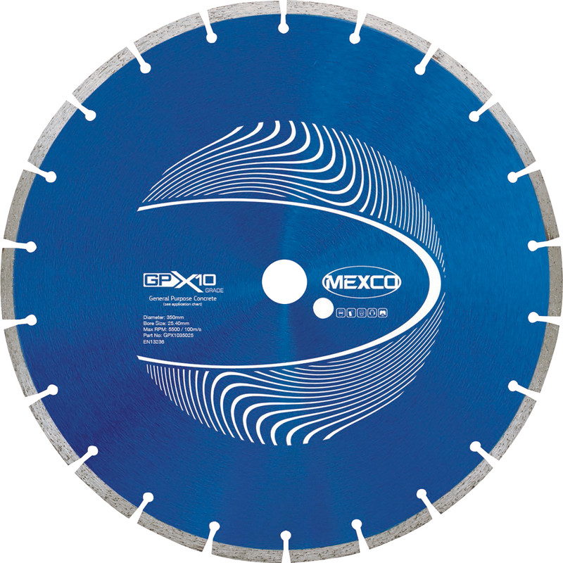 Mexco General Purpose Concrete Cutting Diamond Blade