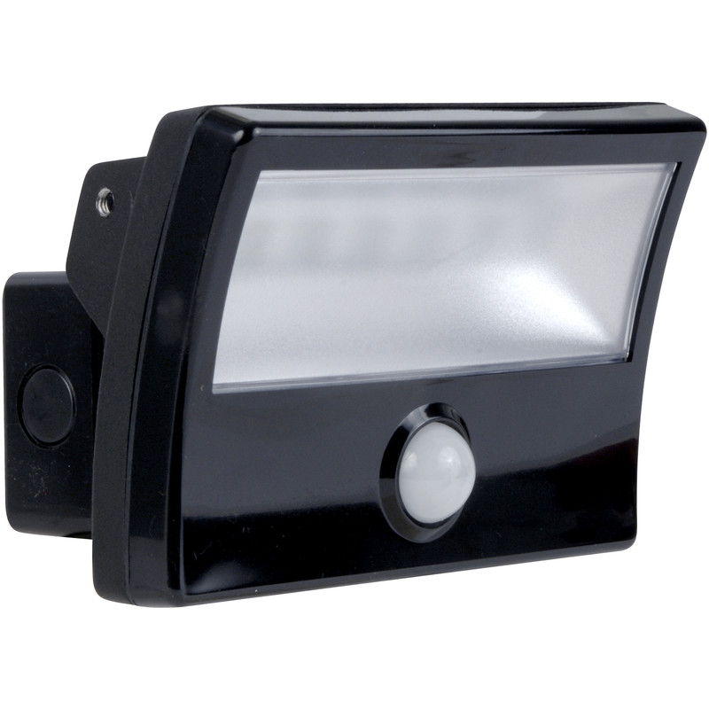 28W PIR LED Floodlight IP65 Black 2300lm