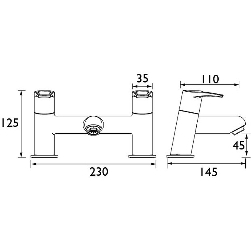 Bristan Smile Taps Bath Filler Toolstation