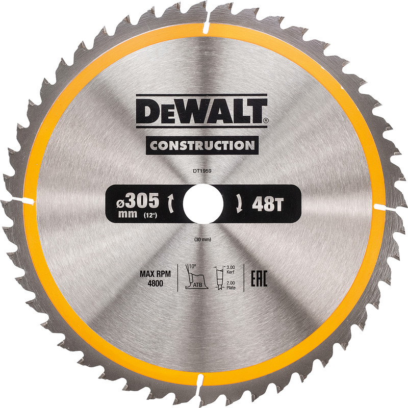 DeWalt Construction Circular Saw Blade