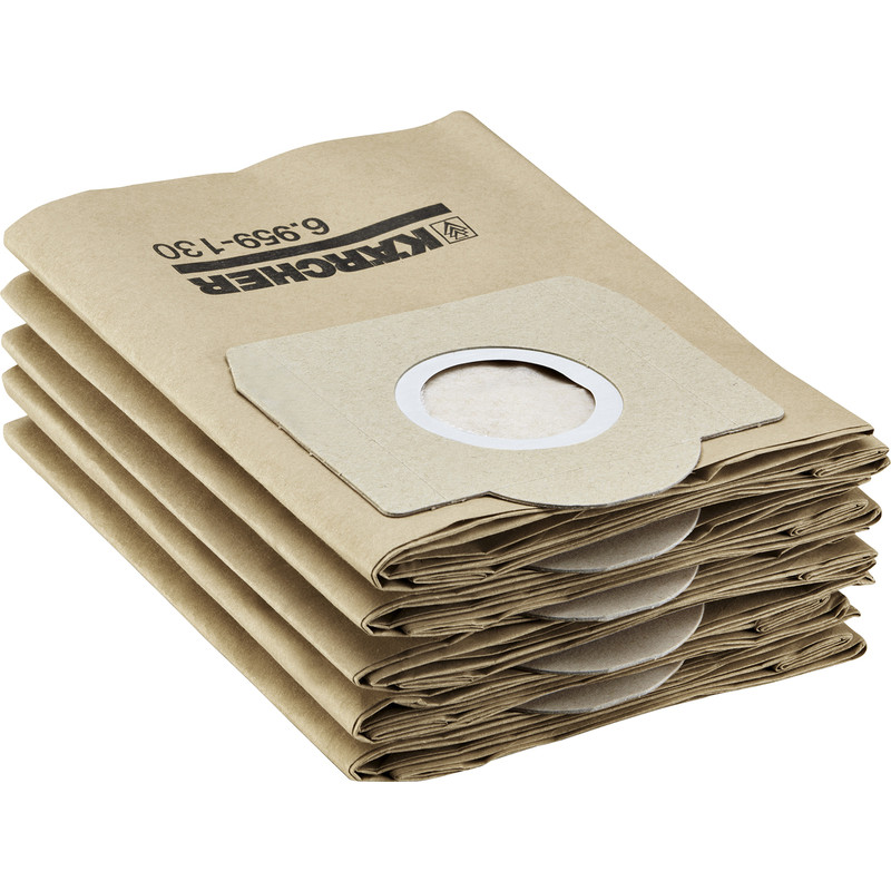 Karcher Wet & Dry Vacuum Paper Filter Bags