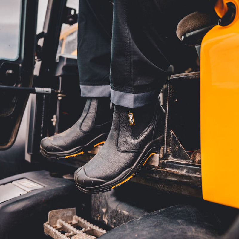 JCB Safety Dealer Boots Black Size 6 Toolstation