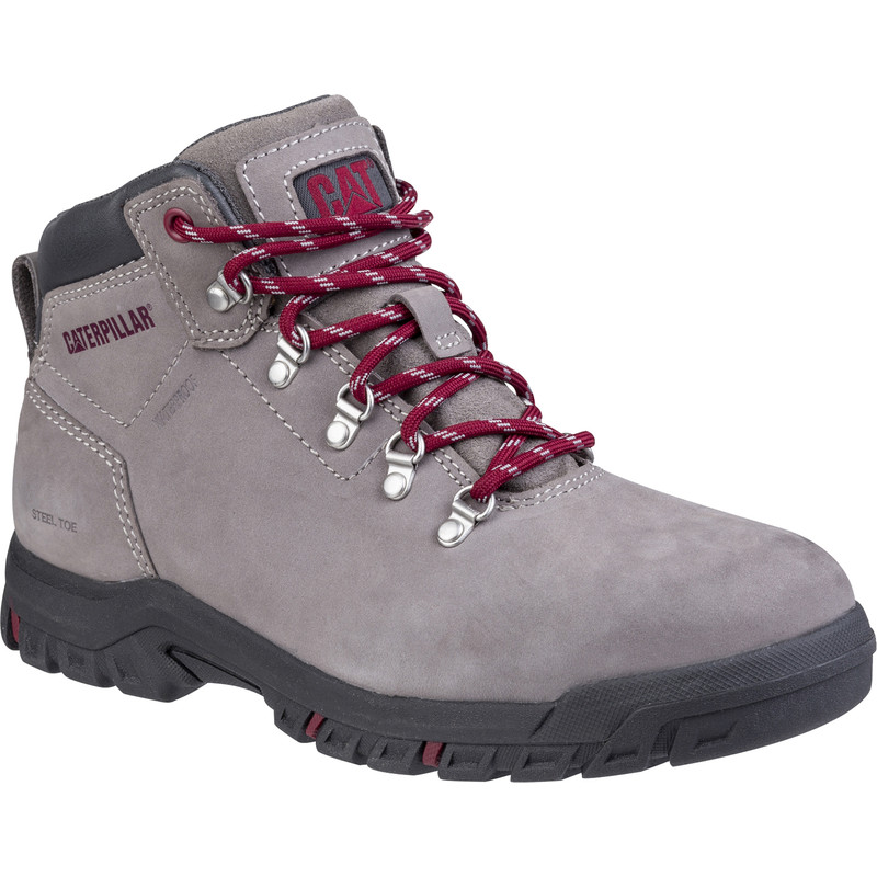womens pink steel toe boots