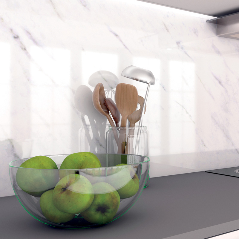 AluSplash Splashback Matt Marble