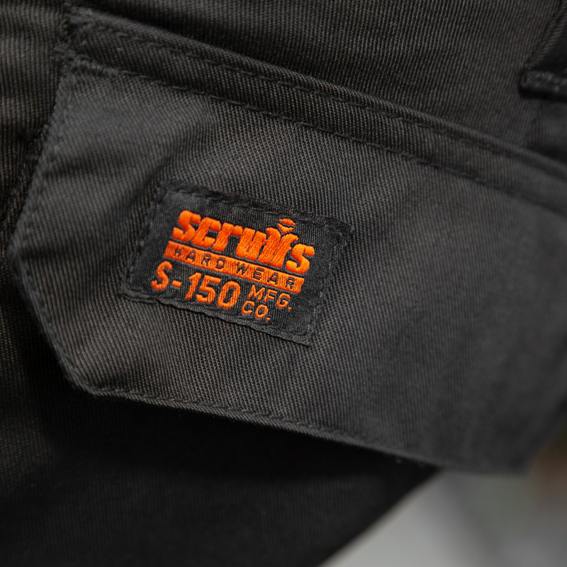 Scruffs Worker Plus Work Trousers Black 36 W 31 L  Screwfix
