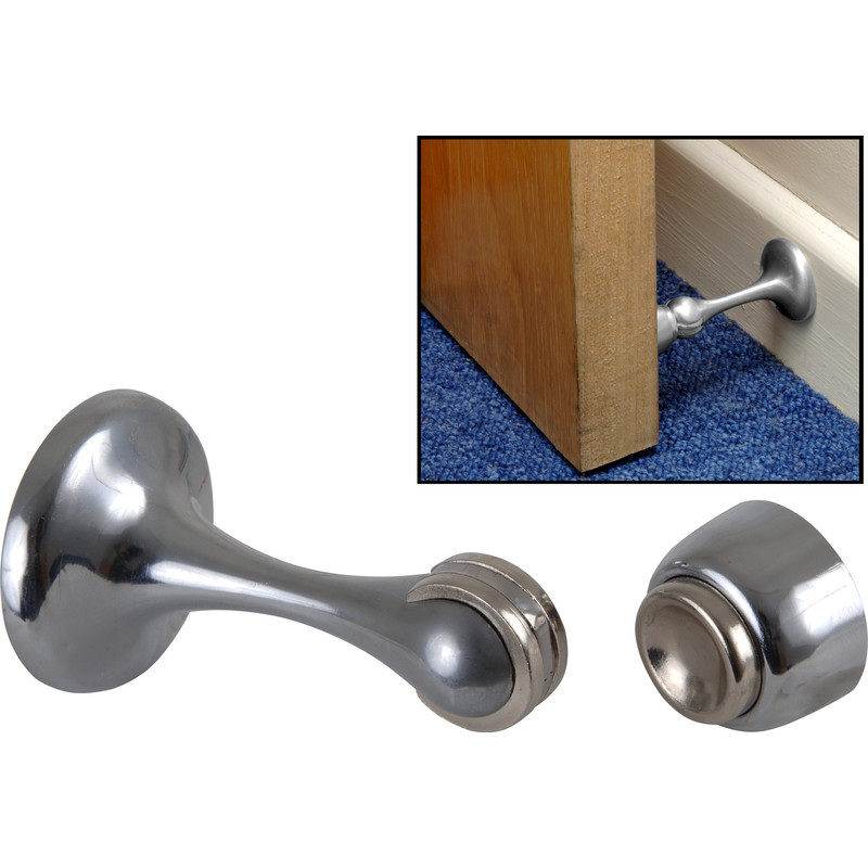 Cucumis Stainless Steel Door Magnetic Door Stopper Bedroom Door Ultra Mini 2Pcs 