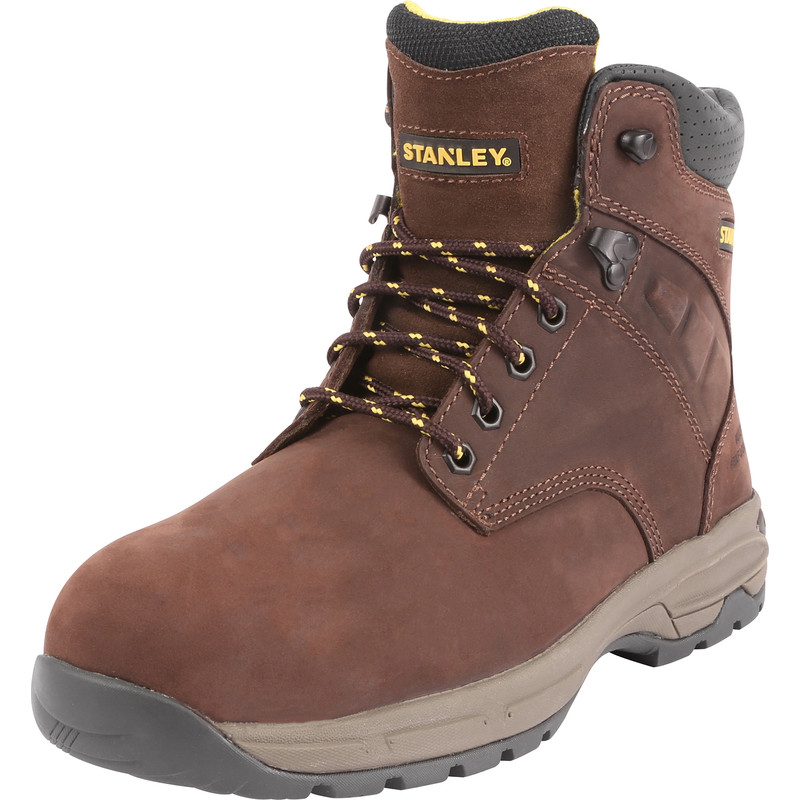 Stanley Impact Safety Boots Brown Size 10