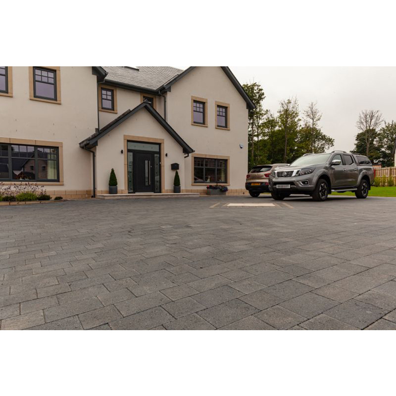 Marshalls Drivesett Savanna Block Paving Charcoal 160 x 120 x 50mm