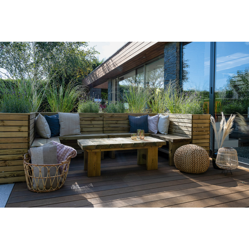 Linear Corner Forest Garden Forest Garden Linear Corner Planter 85 x 160 x 160cm ...