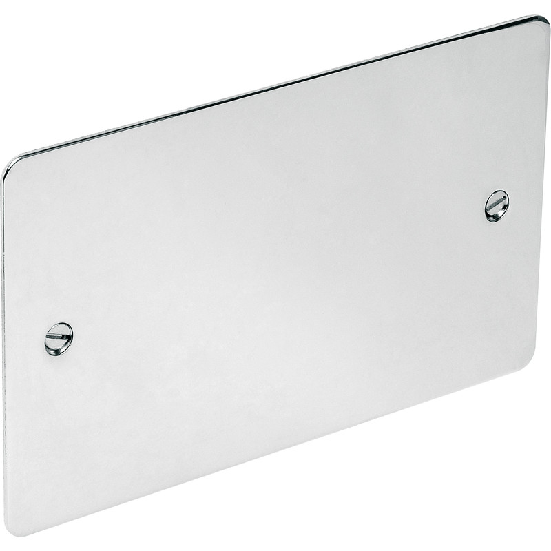 Flat Plate Polished Chrome Blank Plate