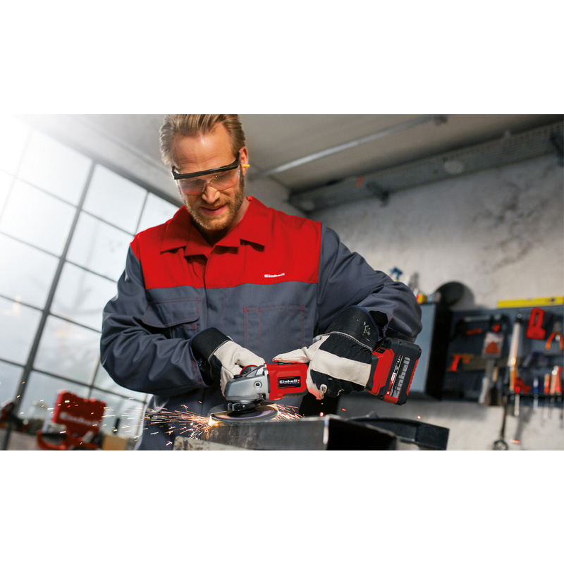 Einhell PXC 18V Cordless Brushless Angle Grinder Kit 1x 4.0Ah Toolstation