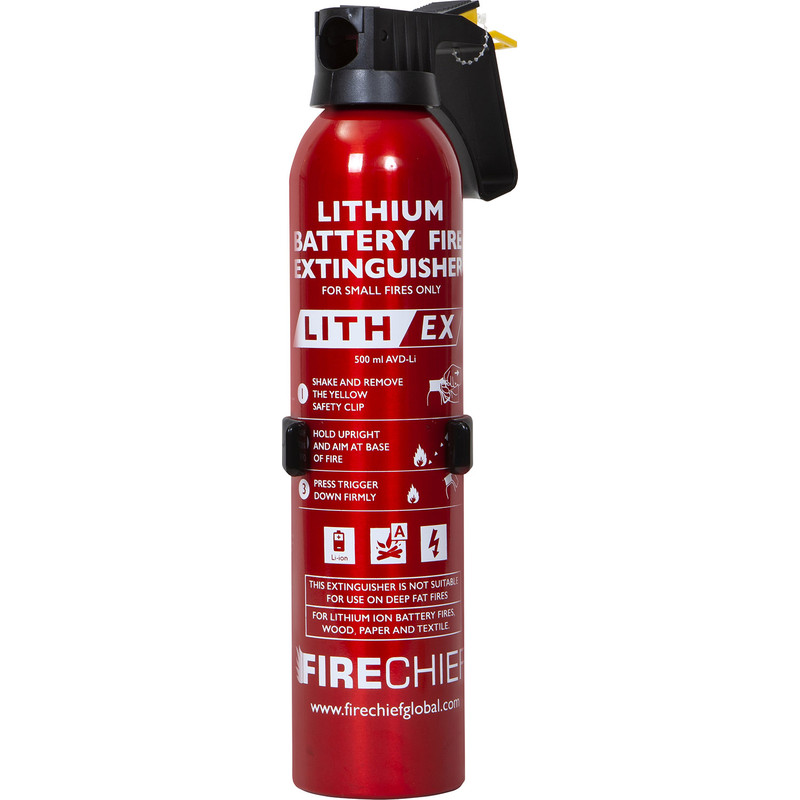 Firechief Lith-Ex Aerosol Fire Extinguisher