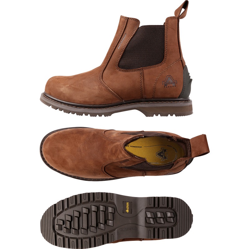 Amblers AS148 Sperrin S3 waterproof steel toe/midsole safety work dealer boot