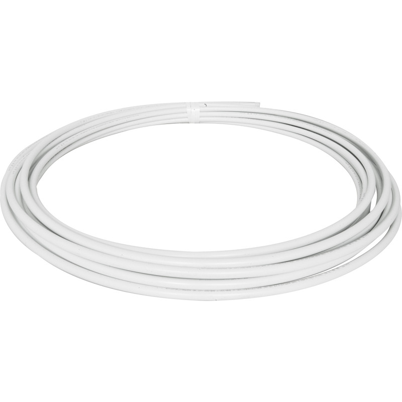 15mm PIPELIFE PEX Push-fit Pipe 25m 100m White Barrier Coil Pipe 50m 