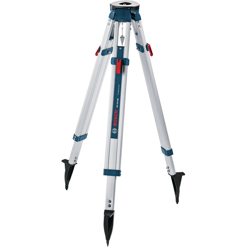 Bosch Bt170 Heavy Duty Professional Tripod In Aluminium Blue