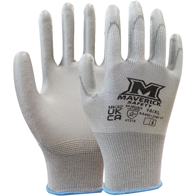 Maverick Safety Mk32 Precision Touch Work Gloves X-Large (Pair) In Grey