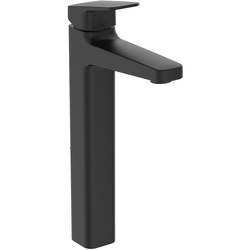 Ideal Standard Ceraplan Single Lever Vessel Basin Mixer Tap In Silk Black