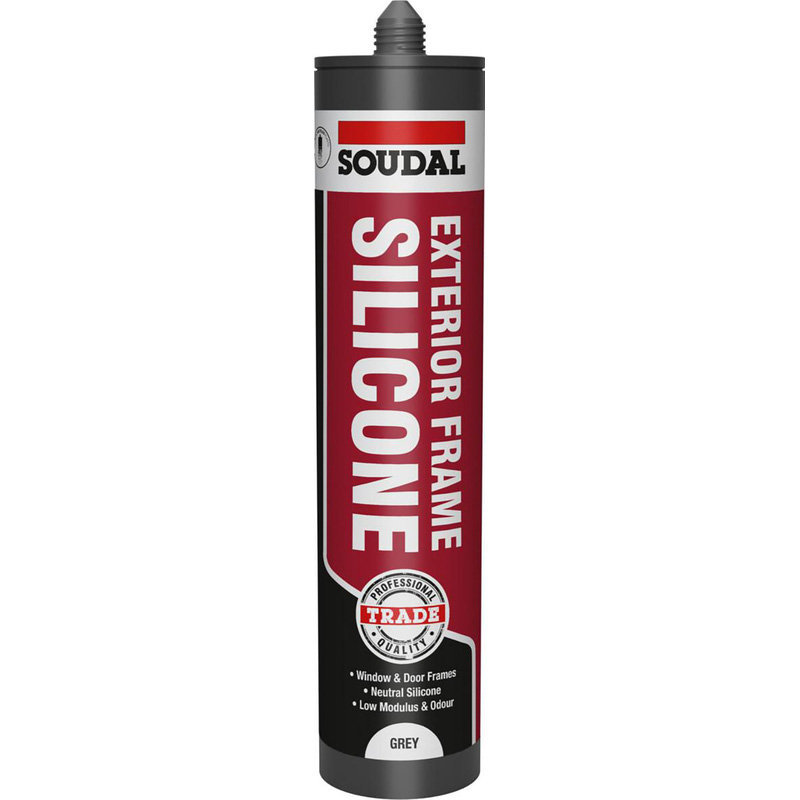 Soudal Trade Exterior Frame Silicone 270Ml In Plastic Grey