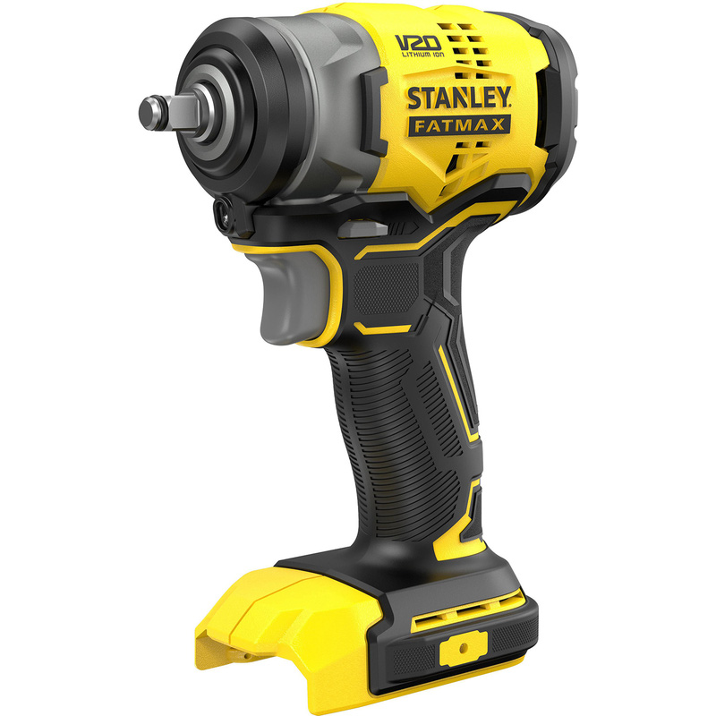 Stanley Fatmax V20 18V Brushless 3/8" Impact Wrench Body Only In Yellow