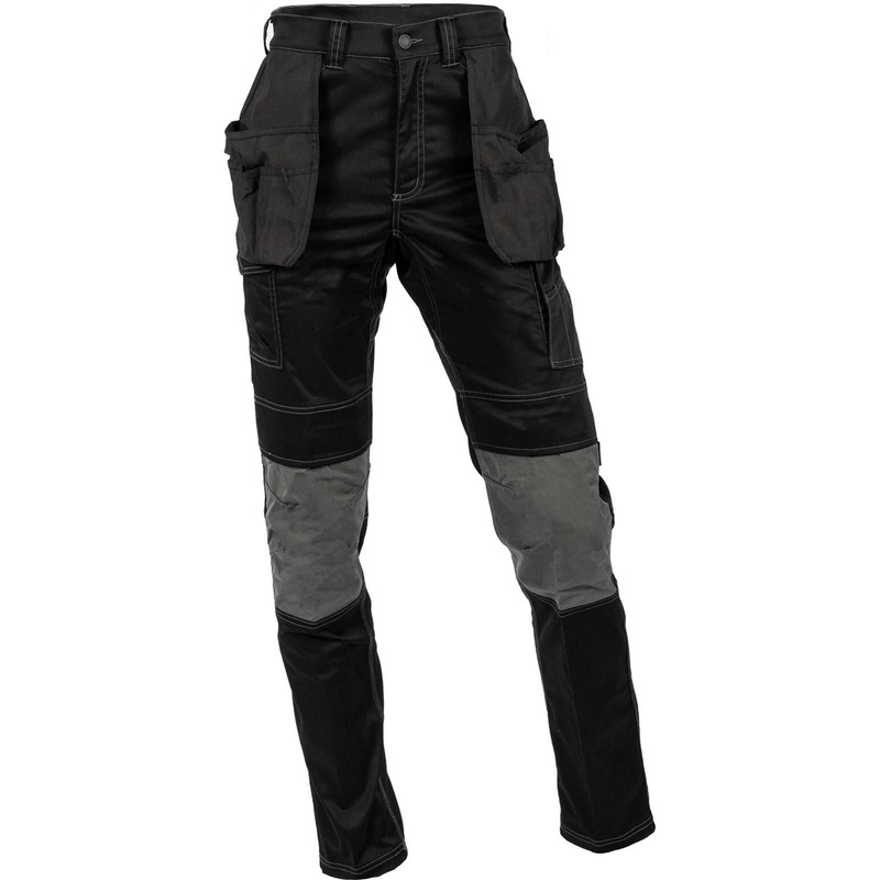 Cat Essential Knee Pocket Stretch Holster Trousers In Black, Size 38"S