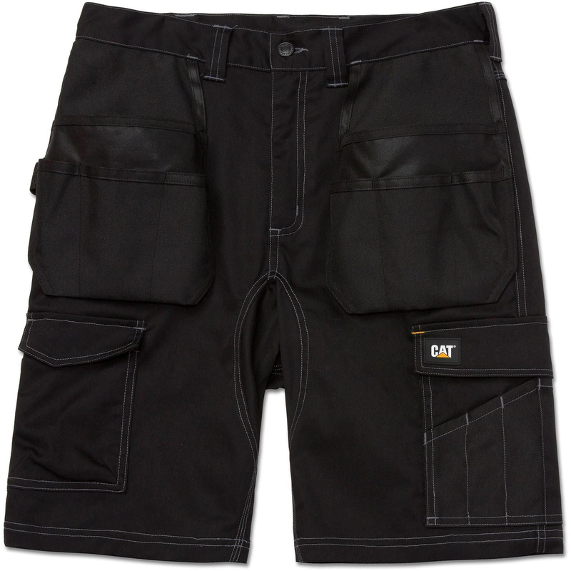 Cat Essential Stretch Holster Shorts In Black, Size 30"