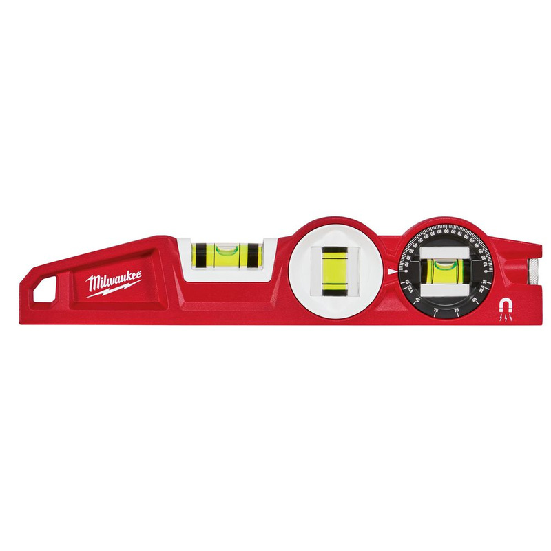 Milwaukee Block Vial Torpedo Level 250Mm In Red