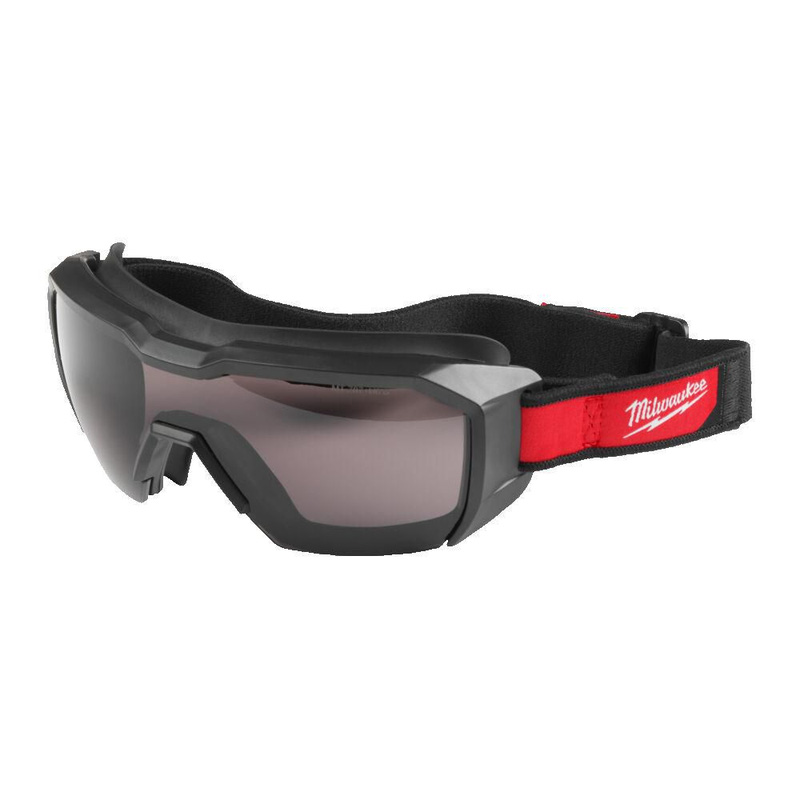Milwaukee Low-Profile Vented Goggle Tinted In Black
