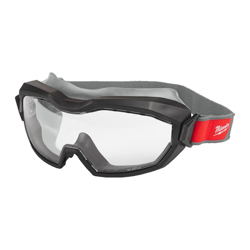 Milwaukee High-Profile Non-Vented Goggle Clear In Grey