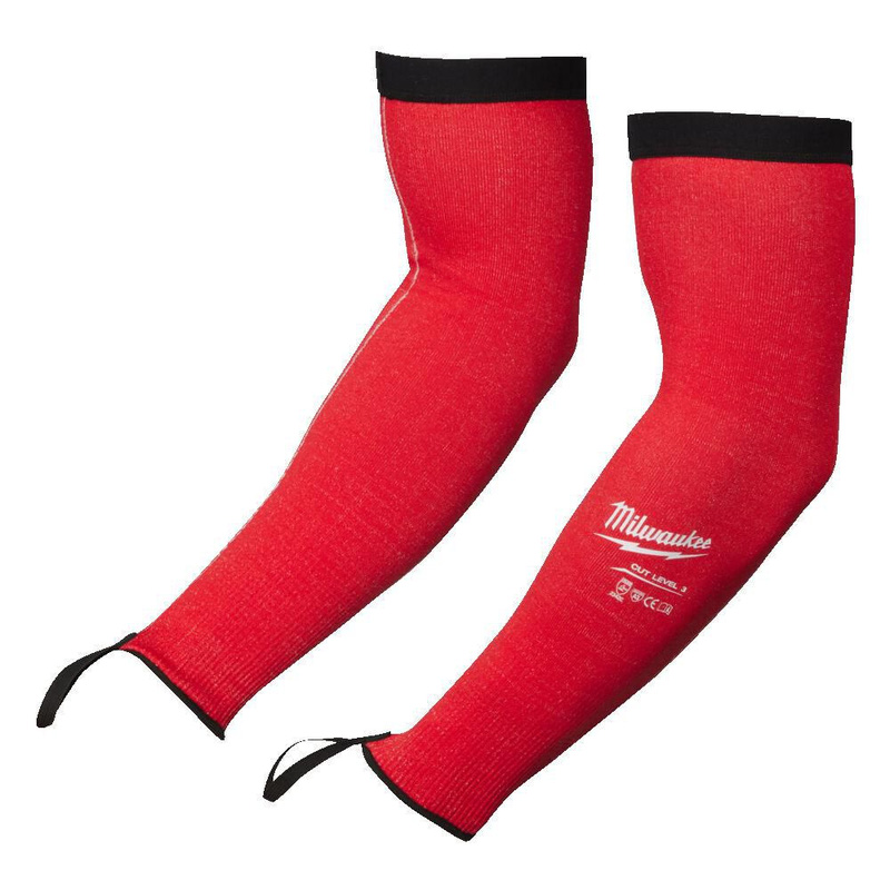 Milwaukee Cut C Sleeves 40Cm Pair In Red