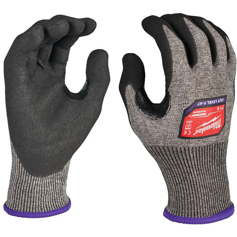 Milwaukee High Cut F Gloves Large In Black/Grey