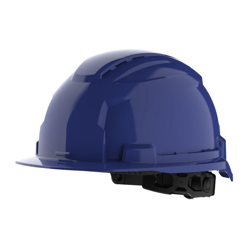 Milwaukee Bolt100 Vented Safety Helmet In Blue