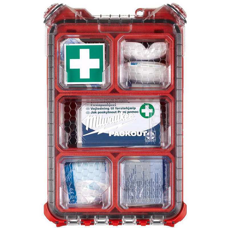 Milwaukee Packout First Aid Kit In Red