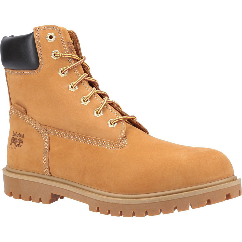 Timberland Pro Iconic Waterproof Safety Boots In Wheat, Size 14 Rubber