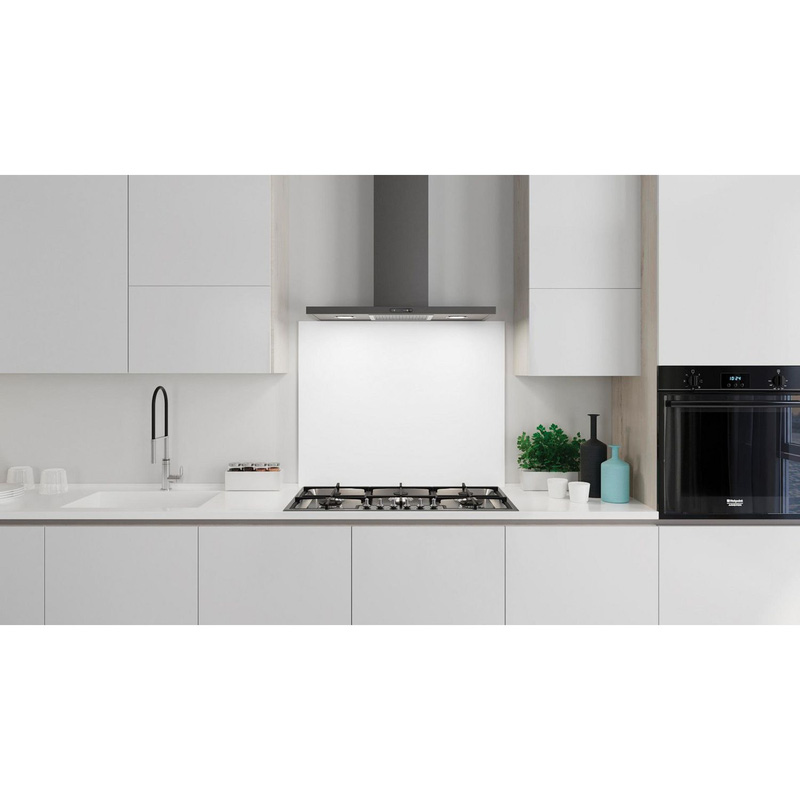 Alusplash Double-Sided Splashback 3050 X 750Mm Iceberg White/Smoked Ember In White/Grey Aluminium