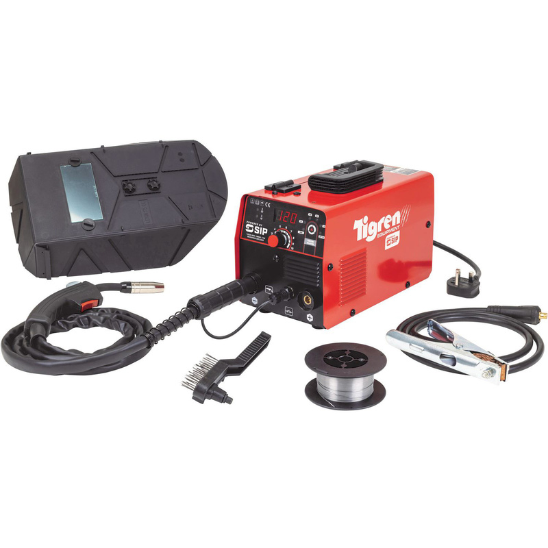 Sip Tigren 120A Mig/Mma/Tig Inverter Welder 230V In Red