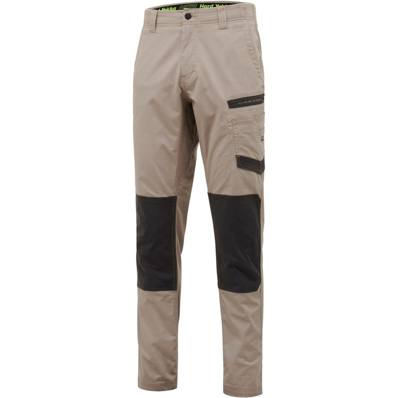 Hard Yakka Raptor Active Work Trousers In Desert, Size 30" R