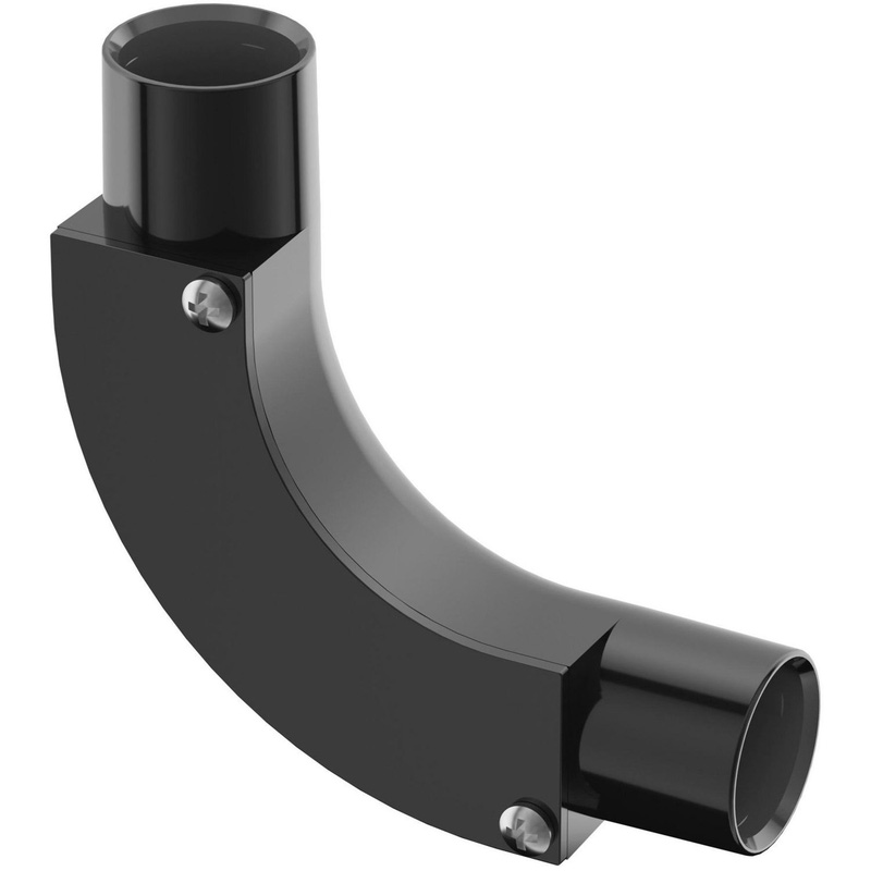 D-Line Speedway Pvc Conduit Inspection Bend 20Mm In Black