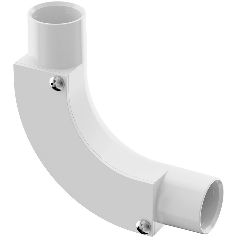 D-Line Speedway Pvc Conduit Inspection Bend 20Mm In White