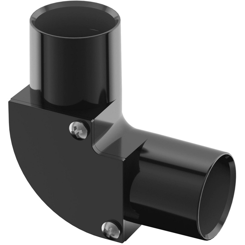D-Line Speedway Pvc Conduit Inspection Elbow 25Mm In Black