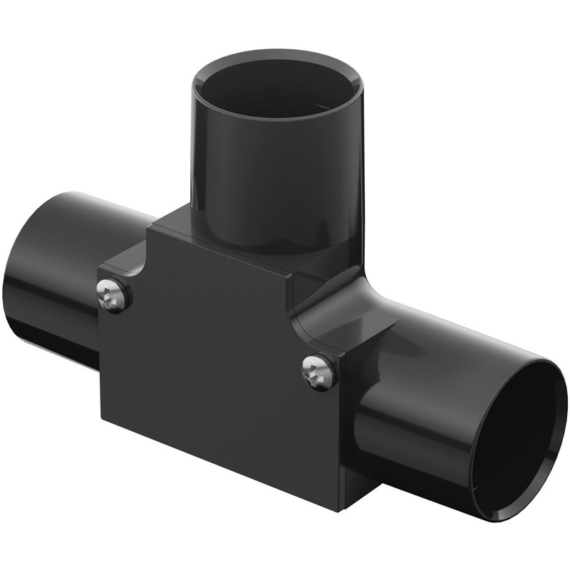 D-Line Speedway Pvc Conduit Inspection Tee 25Mm In Black