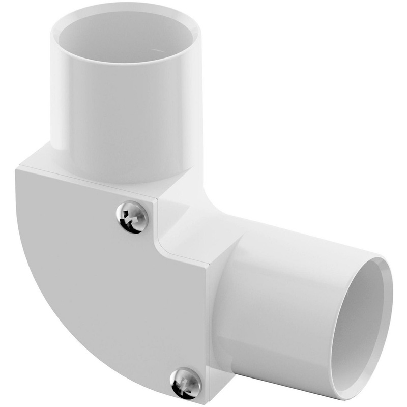 D-Line Speedway Pvc Conduit Inspection Elbow 25Mm In White