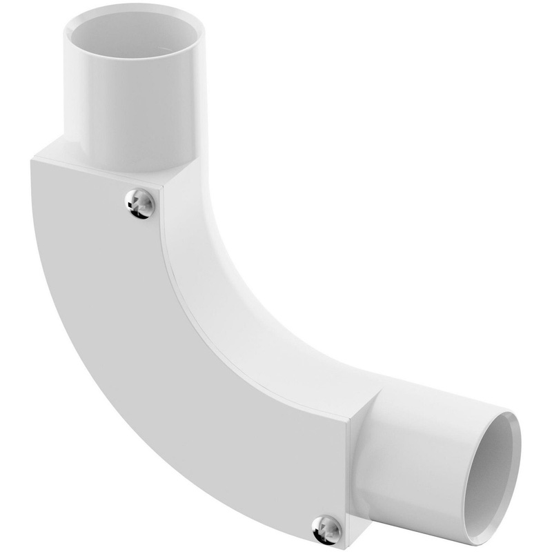 D-Line Speedway Pvc Conduit Inspection Bend 25Mm In White