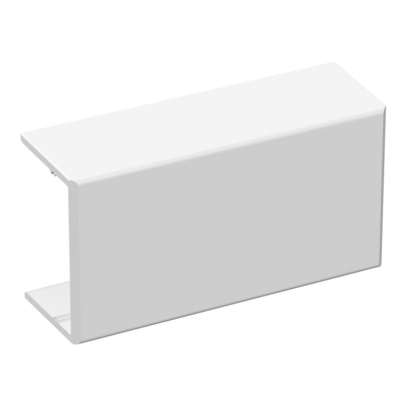 D-Line Speedway Mini Trunking 25Mm X 16Mm Coupler (2 Pack) In White