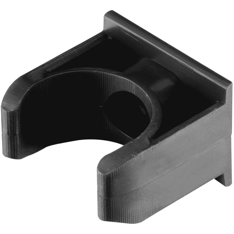 D-Line Speedway Pvc Conduit Spring Clip Saddle 20Mm (5 Pack) In Black