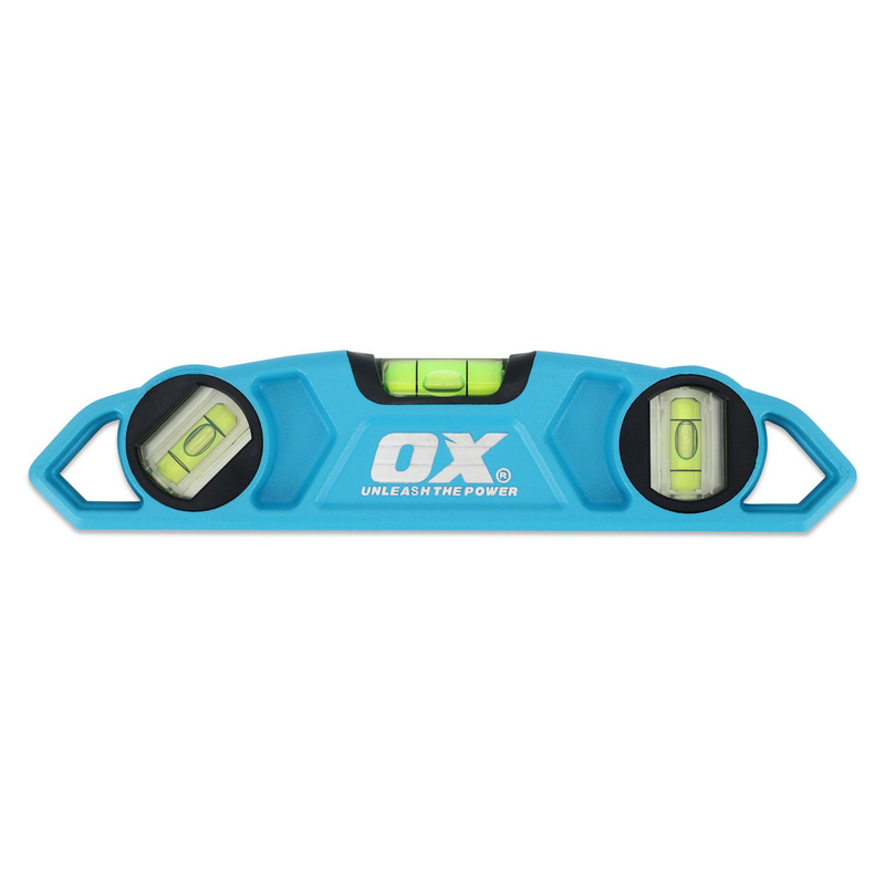 Ox Pro Torpedo Level 230Mm / 9" In Cyan Aluminium