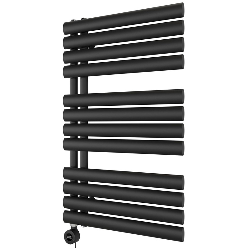 Ximax Bristol Open Electric Designer Towel Radiator 816 X 500Mm In Black