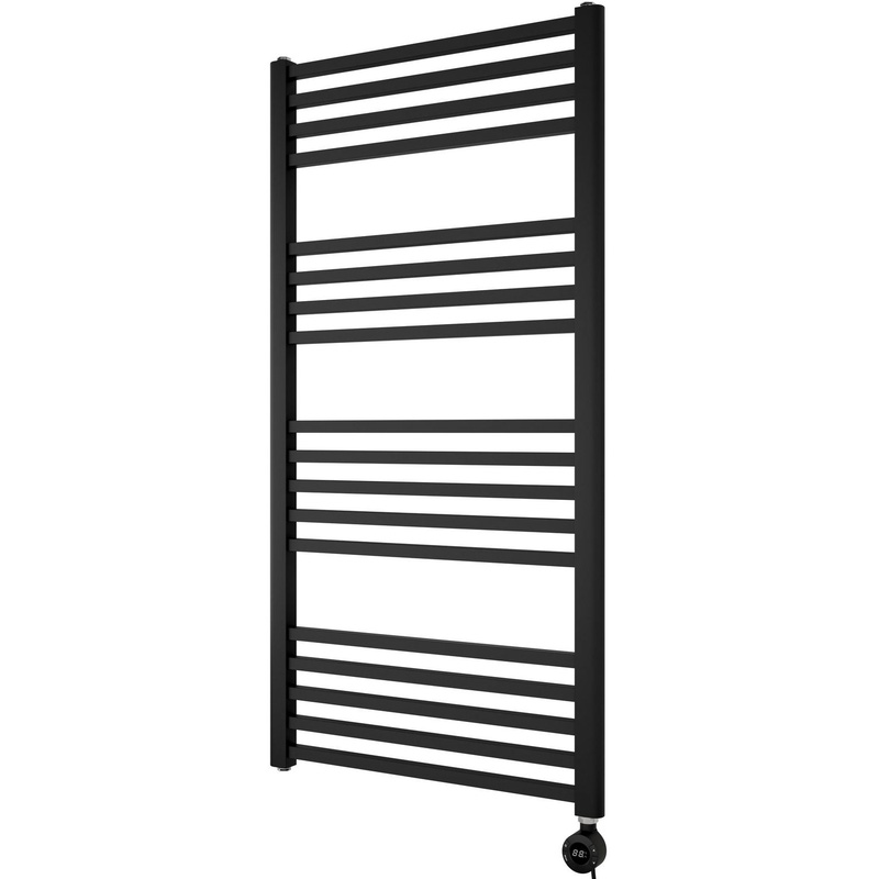 Ximax Manchester Electric Designer Towel Radiator 1174 X 600Mm In Black