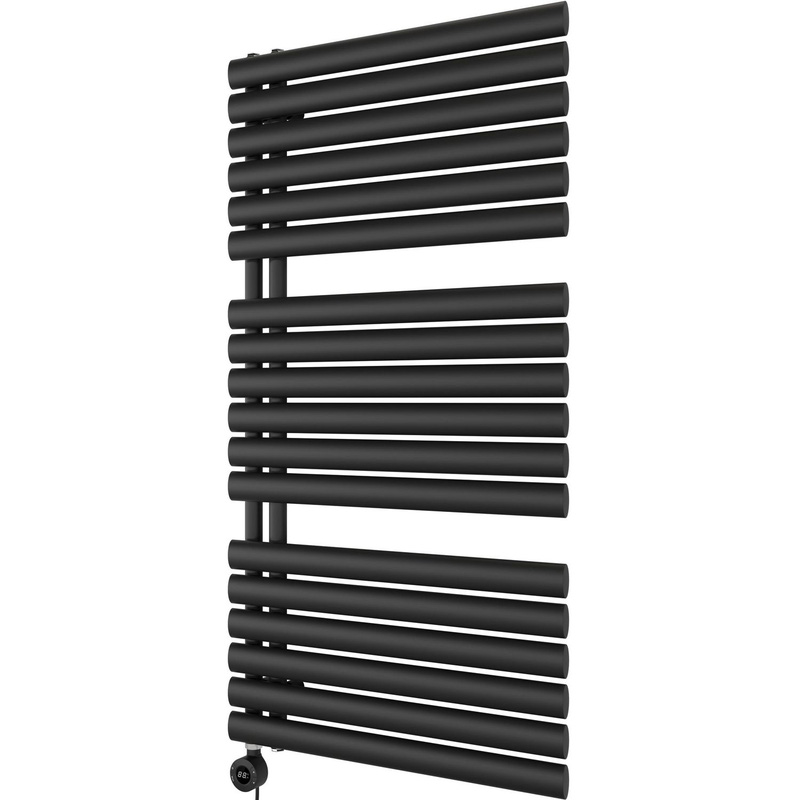 Ximax Bristol Open Electric Designer Towel Radiator 1164 X 600Mm In Black