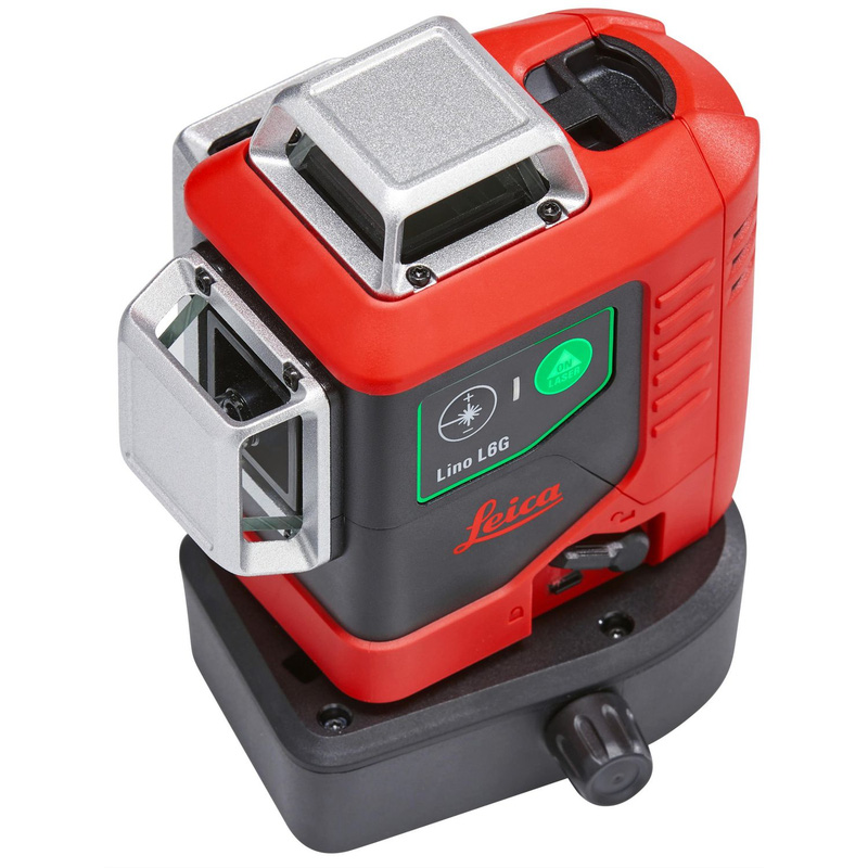 Leica Lino L6 360Deg Line Laser Green Li-Ion In Red