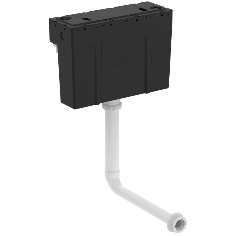 Armitage Shanks Conceala 3 Syphon Cistern Single Flush Bottom Top Inlet In Black